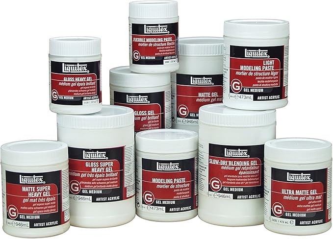 Liquitex Professional Gloss Super Heavy Gel Medium, 946ml (32-oz)