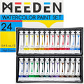 MEEDEN Watercolor Paint Tubes Set - 24 x 12ml/0.4oz Water Color Paints for Students Beginners