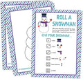 Roll A Snowman Game, Christmas Dice Games for Families & Large Groups-25 Players, Christmas Party Games for Adults, Winter Holiday Decorations White Elephant Gifts Ideas