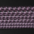 10mm 38pcs Smooth Rose Pink Glass Beads Quartz Crystal Round Loose Beads for Jewelry Making DIY Bracelet Necklace
