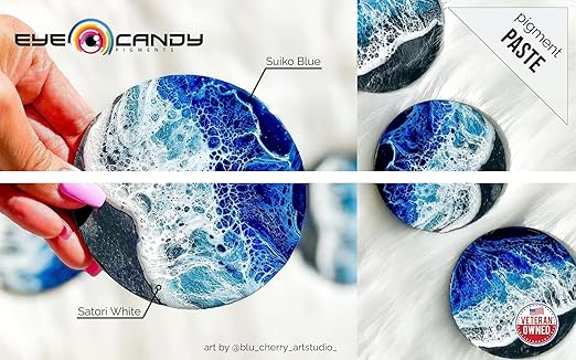 Eye Candy Beige Pigment Paste Sand Yellow (2 oz/RAL 1002) | Epoxy, Resin Art Paste |Highly Pigmented |Resin Art | Woodworking