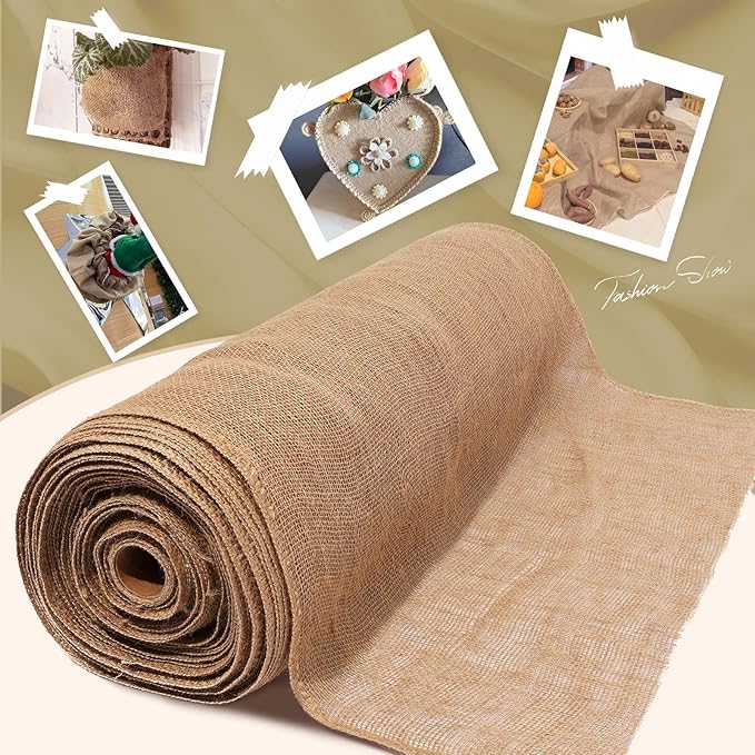 40" x80 Feet Premium Natural Burlap Fabric Roll – Multipurpose for Gardening, Weddings, Crafts & Holiday Decor – Wedding Aisle Runner, Halloween/Christmas Burlap, Weed Barrier & More