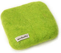 Woolbuddy Needle Felting Pad - Durable Wool Mat for Craft Projects, Foam Alternative, 6"x6"x1.5" (Lime)