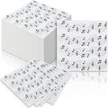 60 Pcs Music Note Cocktail Paper Napkins 6.5 x 6.5 Inches Disposable Paper Napkins Dessert Beverage Tissue for Decoupage Luncheon Tissue for Theme Party Wedding Birthday Party
