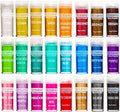 TECHAROOZ Mica Powder Set - 24 Cosmetic Grade Pigment Colors (10g Each) for Soap Making, Epoxy Resin, Lip Gloss, Nails, Bath Bombs & Slime