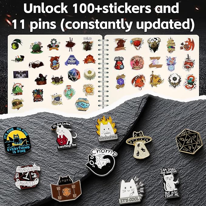 Coyeekn Mystery Dice Set - DND Dice Set - Polyhedral Dice, Dice Goblin, RPG Dice Set, Suitable for Role Playing, Table Games
