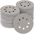 50PCS 5 inch Silicon Carbide Sanding Discs 10000 Grit, Wet Dry Orbital 5 Sander Hook and Loop Sandpaper Disc Ultra Fine Grit, Best for Metal,Automotive Precision Polishing