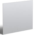 Hicarer 1 Pcs Mild Steel Sheet Cold Rolled 18 Gauge Metal Plate Weldable Metal Sheets for Professional Industrial DIY Use, Clean Surface Easy to Weld (8'' X 8'')