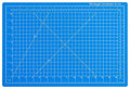 Dahle Vantage 10691 Premium Self-Healing Cutting Mat, 12"x18", 1/2" Grid, 5 Layers for Max Healing, Perfect for Crafts & Sewing, Blue