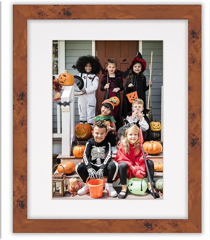 Poster Palooza 8.5x11 Mat Bevel Cut for 7x9 Photos - Acid Free White Precut Matboard with Backing Board and Crystal Clear, Self Seal Photo Mat Bag - for Pictures, Photos, Framing - 4-ply Thickness