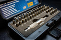 HDIDS509 Hammerless Metal Stamping Kit, 3/16" 39-Piece Alphanumeric Steel Stamps, 5000 LBS Force, A-Z, 0-9, Heavy-Duty Case, USA-Made, ID Stamp, Number and Letter Punch