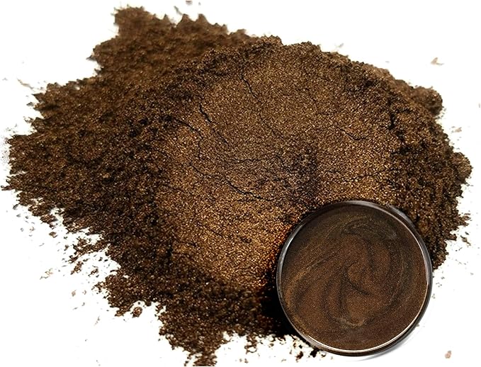 Eye Candy Mica Powder Pigment “Bokuto Brown” (50g) Multipurpose DIY Arts and Crafts Additive | Woodworking, Epoxy, Resin, Natural Bath Bombs, Paint, Soap, Nail Polish, Lip Balm (Bokuto Brown, 50G)