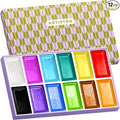 ARTISTRO Professional Watercolor Paint Set for Adults - 12 Pigment-Rich Colors, XL Pans, ASTM-I Lightfastness, High Tinting Strength Watercolor Set for Professionals made by professionals