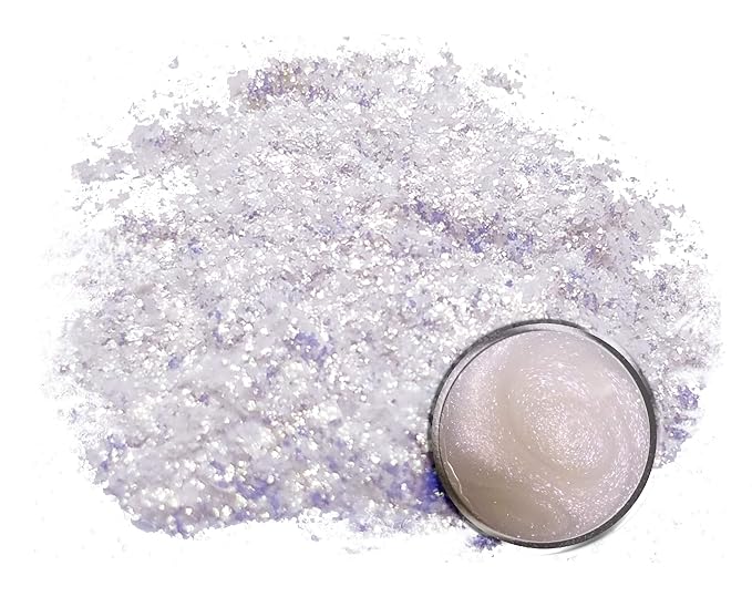 Eye Candy Pigments Premium Ghost Mica Powder - Galactic Ghost Violet (50gr) - for Epoxy, Resin, Soap, Paint, Woodworking, Acrylic Pouring, Bath Bombs, Fishing Lures - DIY Arts and Crafts Additive