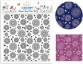 CHGCRAFT Sunflowers Polymer Clay Texture Sheets Butterfly Silicone Texture Stamp Love Heart Clay Texture Mat Modeling Pattern Pad Texture Sheets for Jewelry and Clay Earrings Tools, 5.5x5.5 inch