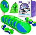 PlayZap Toss and Catch Ball Set Upgraded - Kids Baseball Toys Sturdy PVC for Family Games - Water-Resistant Great for Beach Pool Yard Outdoor - Gift for 3 4 5 6 7 8 9 10 11 12+ Years Old Boys Girls