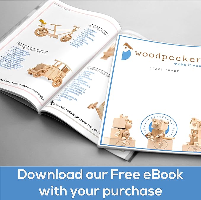 Dowel Rods Wood Sticks Wooden Dowel Rods - 1/2 x 48 Inch Unfinished Hardwood Sticks - for Crafts and DIYers - 25 Pieces by Woodpeckers