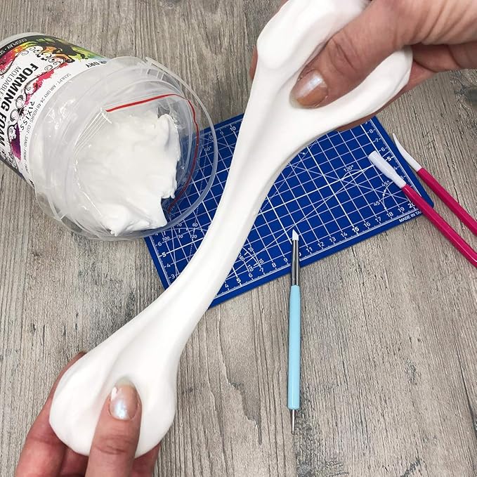 Pixiss Foam Clay (300g, Black + White)