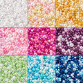 3300pcs Resin Beads Resin Bubble Beads No Hole Imitation Pearls Loose Beads Resin Round Spacer Beads for Resin Crafting and Nail Arts Jewelry Making 9 Colors