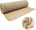 40InX50FT Burlap Rolls Multipurpose Jute Burlap Fabric for Garden Tree Wrap Outdoor Weed Barrier Protection for Plant Shrubs DIY Craft Projects and Party Decor