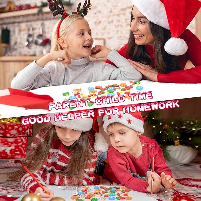 42 pcs Christmas Erasers for Kids Bulk Large Cute Snowflake Christmas Tree Pencils Erasers Novelty Desk Pets for Xmas Classroom Rewards Winter Kids Prizes Party Favors Goodie Bag Stuffers