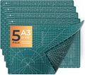 HTVRONT 5 Packs Self Healing Cutting Mat- 12" x 18” Double-Sided Cutting Mats for Crafts, A3 High-Density Sewing Mat with Grid for Fabric Quilting Modeling Hobby Scrapbooking Project