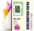 Hayes 110 Sheets Sublimation Paper 8.5x11 Inch Letter Size | 120gsm Heat Transfer Paper for Inkjet Printers | Use on Mugs, T-Shirts, Light Fabrics | Compatible With Sublimation Printers