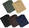 Boao 30 Pieces Iron on Patches for Clothes Pants Jean Fabric Repair Adhesive Cotton Patches Khaki Blue Green Black Repair Decorating Kit Large Size for Jackets Decorating 4.9 x 3.7 Inch