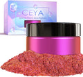 Ceya Chameleon Mica Powder, 1.8oz/ 50g Lavish Party Chrome Nail Powder, Cosmetic Grade Pearlescent Effect Color Shift Pigment for Epoxy Resin, Makeup, Nail Polish, Soap Dye, Candle Making, Craft