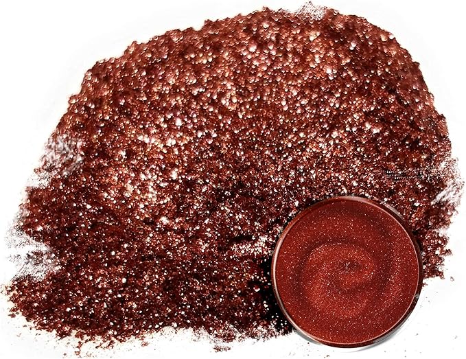 Eye Candy Pigments Premium Copper Mica Powder - Yasuya Copper (25gr) - for Epoxy, Resin, Soap, Paint, Woodworking, Acrylic Pouring, Bath Bombs, Fishing Lures - DIY Arts and Crafts Additive