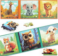 Puzzles for Kids Ages 3-5 2PK-72PCS-6 Animal Themes Magnetic Puzzles for Kids 4-6 Travel Puzzle for Airplane/Car/Road Trip/Gift Toys for 3 4 5 6 Year Old Girls and Boys
