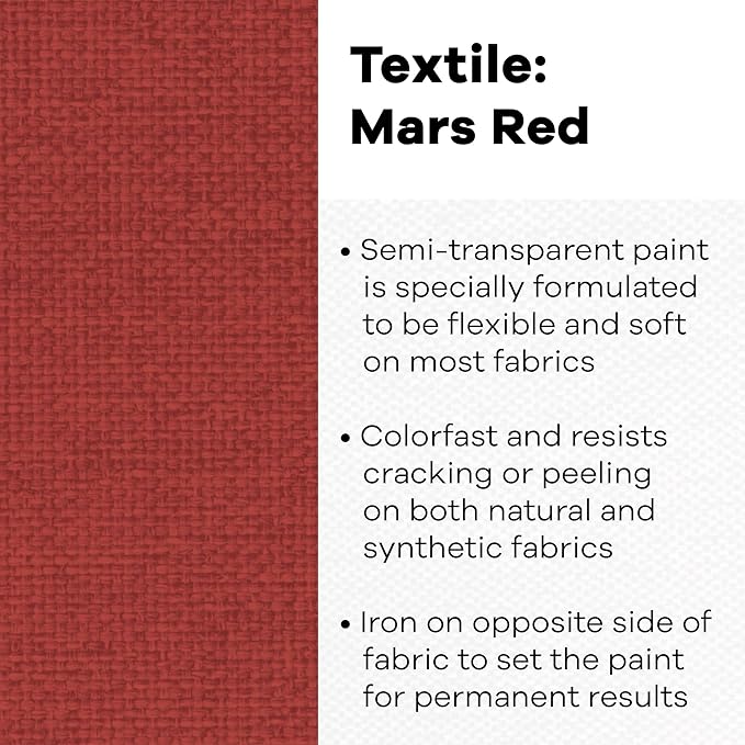 Textile Color Paint Mars RED