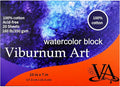 Viburnum Art Cotton Watercolor Paper Pad 160lb/350gsm Cold Press Watercolor Block Watercolor Paper Artist Paper for Adults and Students 20 Sheets 10 x 7 Inches