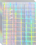 STARLIBOO 1" x 2-5/8" Address Labels- Holographic Color Stickers for Laser/Ink Jet Printer mailing Labels 8.5"×11"- Holographic Silver/ 30 per Sheet