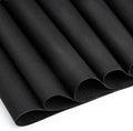 6 Pcs Cross Stitch Fabric, 14 Count Black Embroidery Fabric Cloth Cross Stitch Cloth Supplies for Needlework, DIY Embroidery Home Decoration Crafts (12 by 18-Inch)
