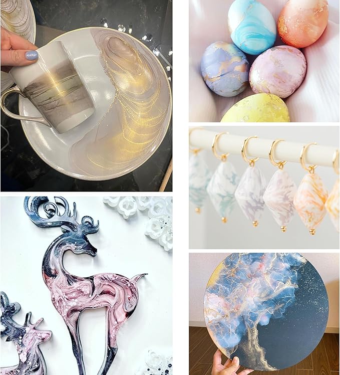 Alcohol Ink Set - 34 Color Variations - Set #20-4 Alcohol Inks x 0.51 fl oz (15 ml)