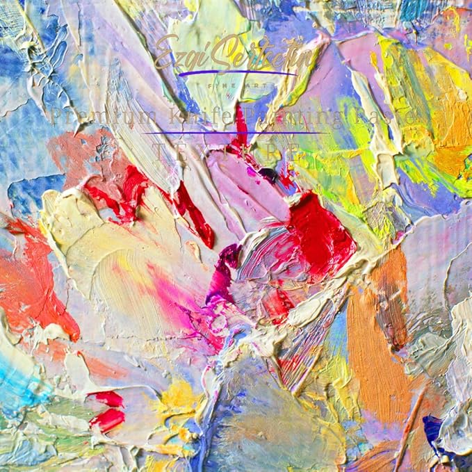 Premium Palette Knife Painting Paste|Texture Paste|Authentic Bright Colors|Ready to Use|Easy to Apply| 6oz (Di Aqua)