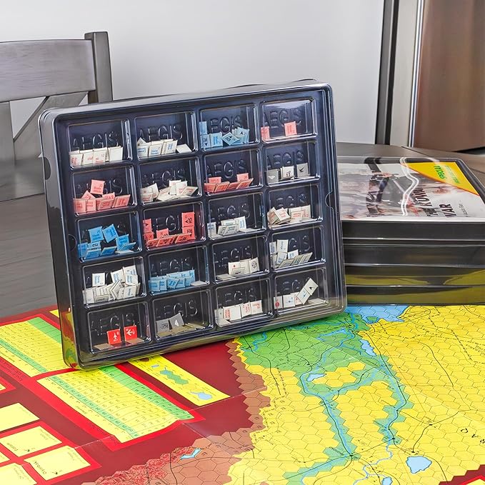 Toy Vault Wargaming Magazine Counter Trays (5-Pack); Flat Pack Tray Game Piece Storage