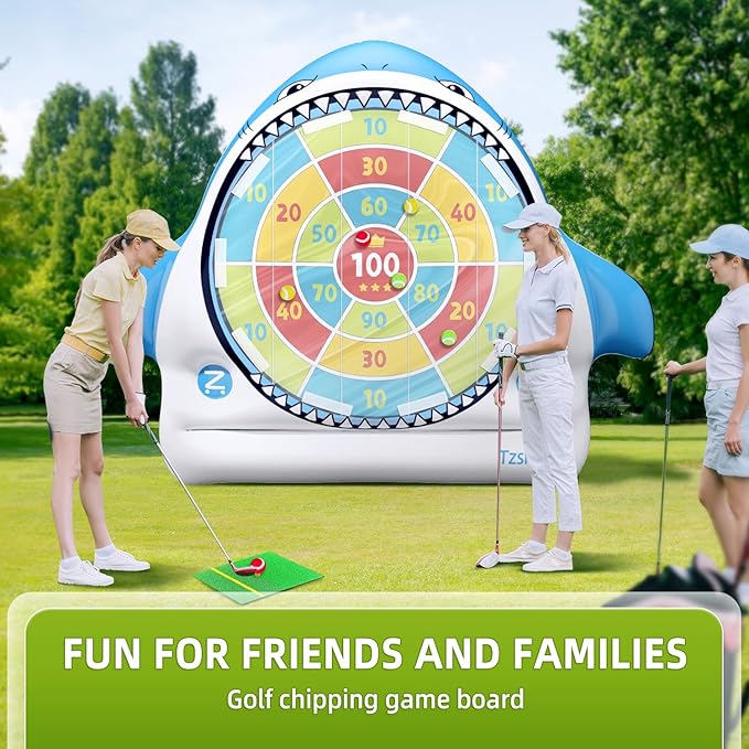 Inflatable Golf Game Set, Outdoor & Beach Golf, Party Darts and Indoor Darts for Backyard, Camping & Outdoor Parties – Ultimate Sports & Recreation Gear for Family