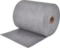 PONO Premium Polypropylene 150' L x 15" W Absorbent Mat Roll Gray Heavy Weight Oil Absorbing Mats Universal Oil for Absorbing Oils, Water, Solvents, Coolants and More