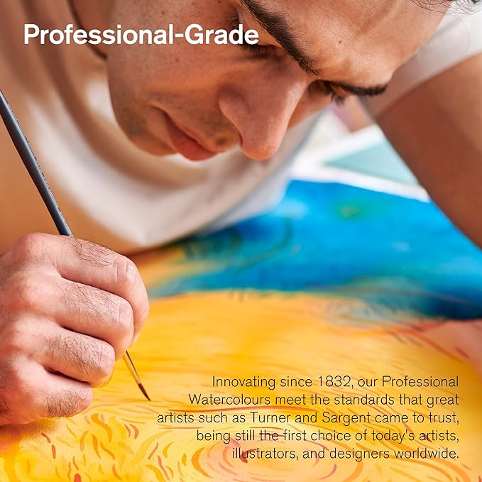 Winsor & Newton Professional Water Colour Paint, 0.17-oz Tube, Lemon Yellow Deep