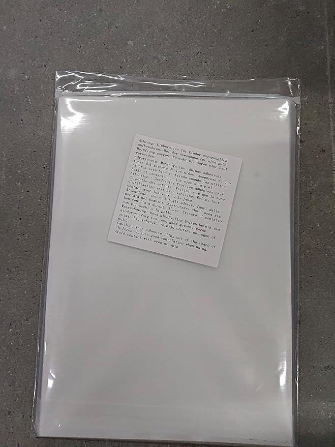 Clabby 36 Sheets Holographic Sticker Paper A4 Vinyl Sticker Paper Self Adhesive Waterproof Transparent Film, 11.7 x 8.3 inches (Gem, Dot, Colorful, Star, Heart, Glossy Clear)