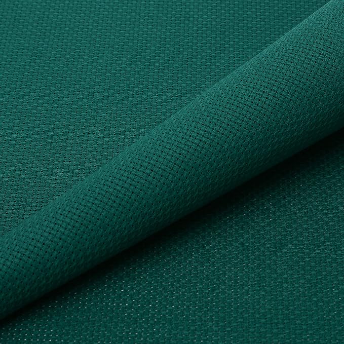 Aida Cloth 14 Count Cross Stitch Fabric,19×28inch (14CT, Green)