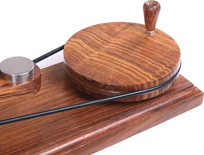Large Handcrafted Wooden Yarn Winder & Swift – Rosewood Brown Ball Winder for Crocheting, Knitting, Weaving – Heavy-Duty Yarn Winder for 8-12 oz Skeins