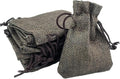 Palmhomee Pack Of 25 Burlap Gift Bags with Drawstring Linen Jewelry Pouches Wedding Hessian Jute Bags for Birthday and Treat Pouches Party Wedding Favors Gift (3.6x4.8 Inch, Coffee)