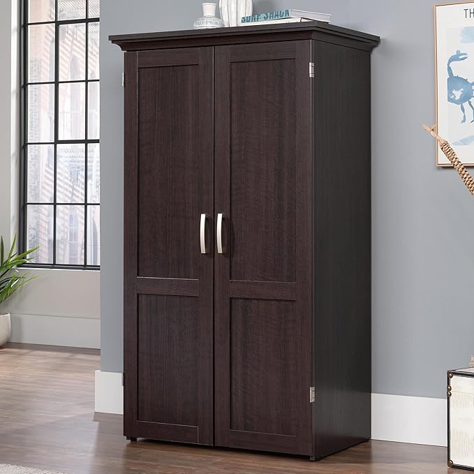Sauder Miscellaneous Storage Craft & Sewing Armoire, Dakota Oak Finish