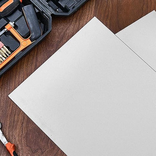 1 Pcs 16 Gauge 8 x 8 Inch Metal Steel Sheet Steel Plate Mild Carbon Cold Rolled Square Weldable Metal Panels for Outside Industrial DIY Use Projects Weld Accessories