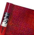 VViViD Mosaic+ Crafting Vinyl (Red Holographic Glitter, 1ft x 5ft)