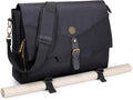 ENHANCE Tabletop RPG Player's Essentials DND Bag - Dungeons and Dragons Messenger Bag Fits Player's Handbook, Binders, Dice & Accessories with 17 inch Laptop Compartment and Battlemap Carrying Straps