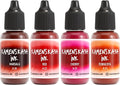 Alcohol Ink Set #9: Matched Color Combination of Alcohol Inks, 4 pcs. 0.51 fl oz (15 ml) Each